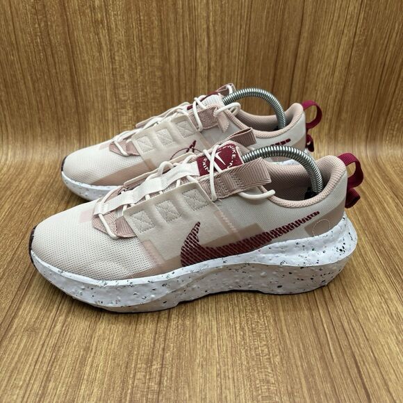 Nike Womens Crater Impact CW2386-600 Pink Running Sneakers Size 9.5 New Insoles - Picture 3 of 8